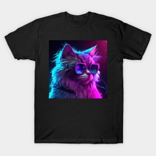 Neon Cat T-Shirt